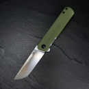Foosa Linerlock Messer von Kansept 154CM Stahl mit G10 grün Design Rolf Helbig